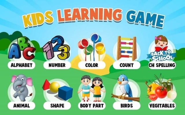 Phần mềm tiếng Anh Kids Learning Game
